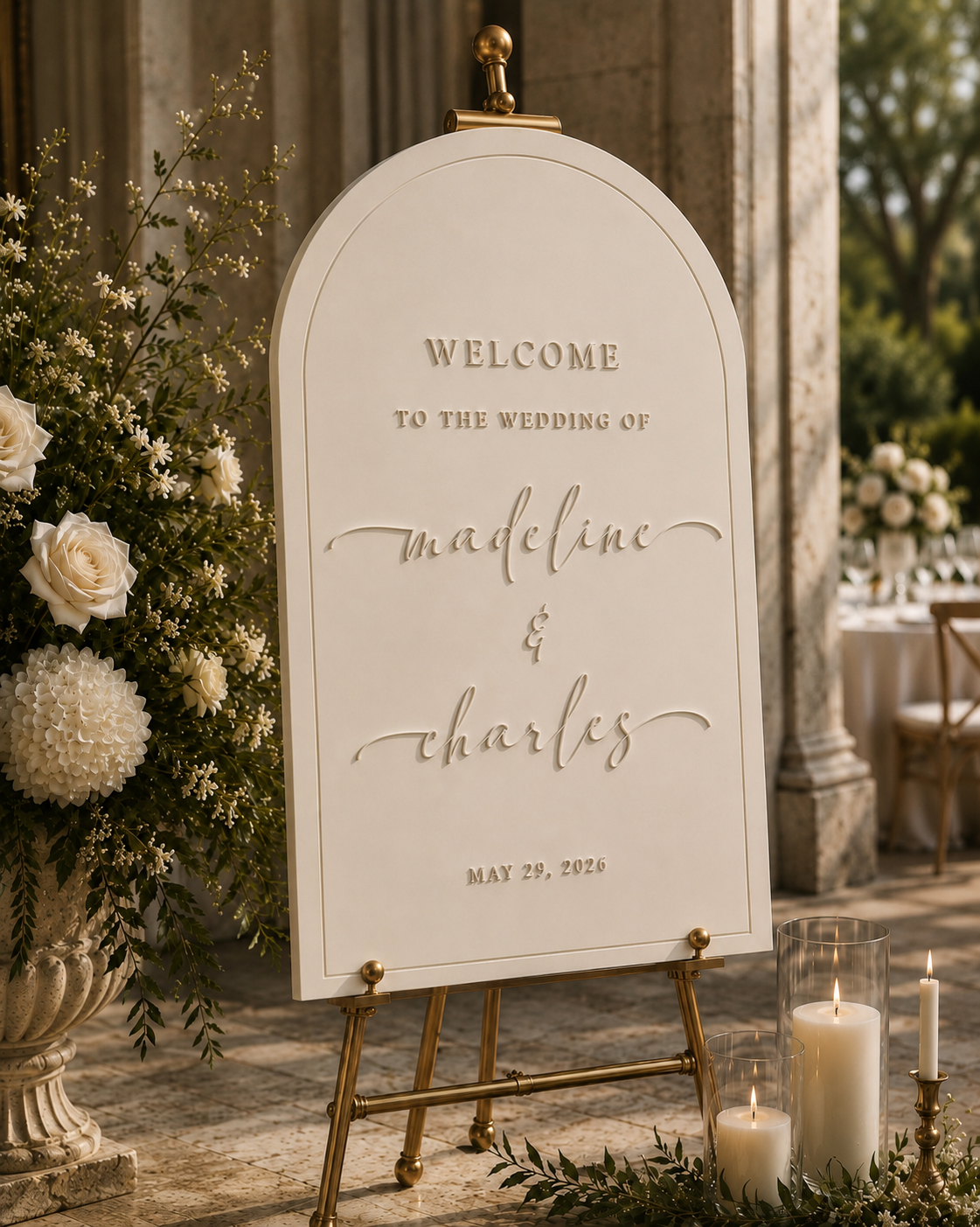Estate Welcome Sign