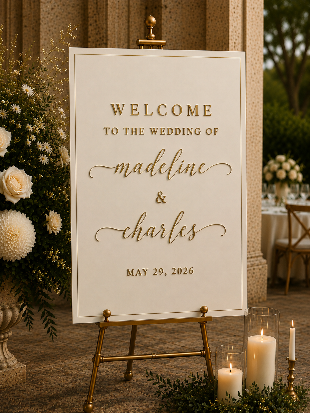 Estate Welcome Sign
