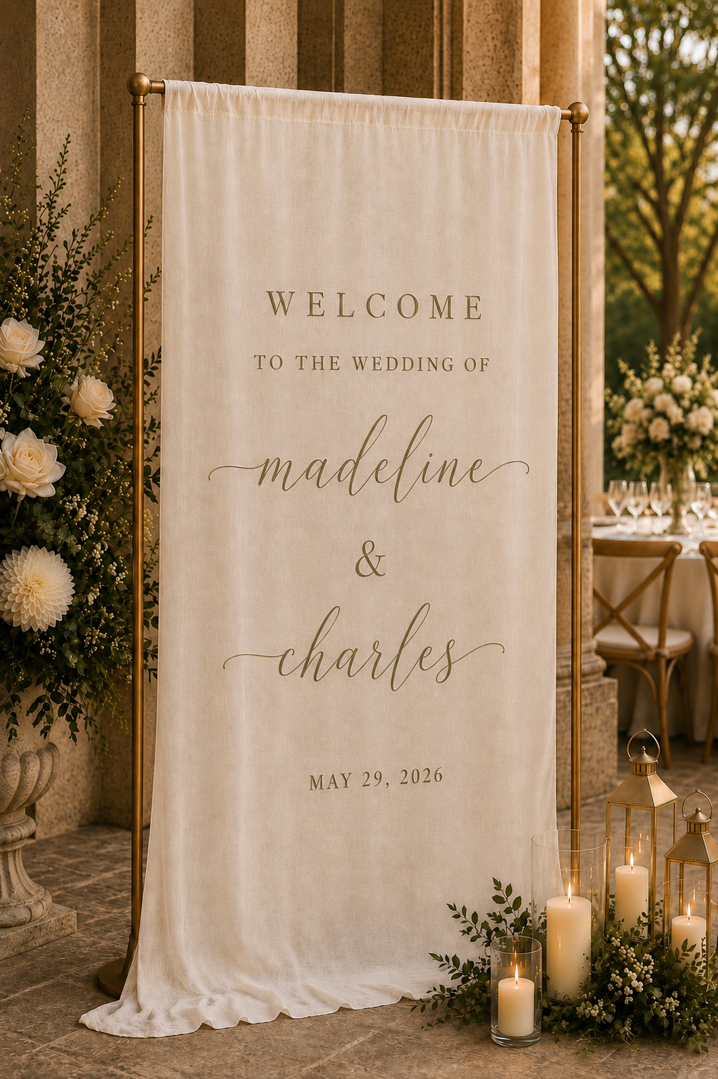 Estate Welcome Sign