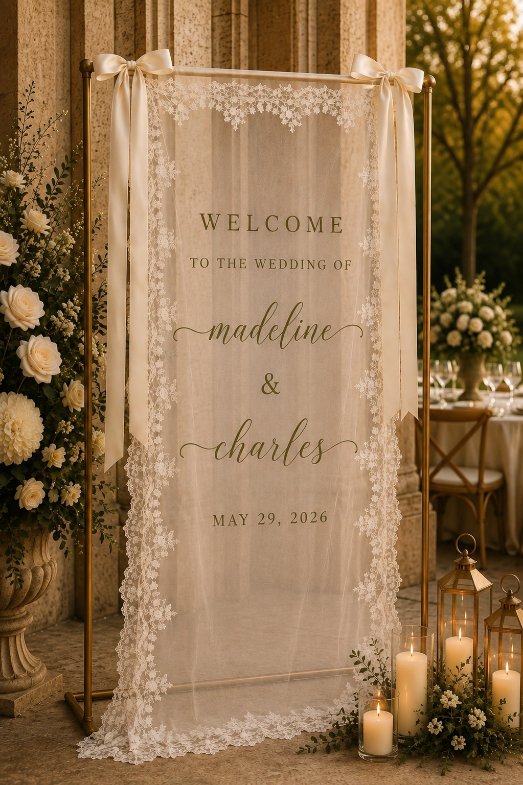 Estate Welcome Sign
